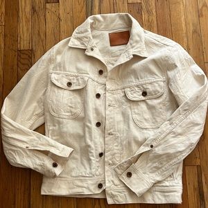 Taylor Stitch white denim jacket